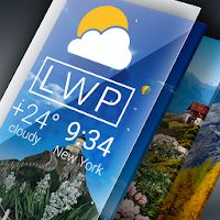 Weather Live Wallpaper. Current forecast on screen Apk Mod