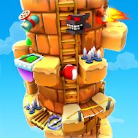 Blocky Castle Climb: Pet Jump! Catdogand more! Apk Mod
