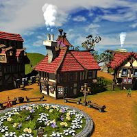 Cartoon Village 3D Live Wallpaper Apk Mod