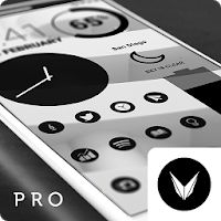 Dark Void Pro - Black Circle Icons Apk Mod