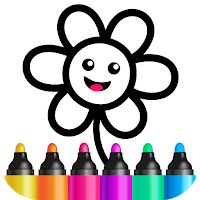 Bini Toddler Drawing Apps! Coloring Games for Kids Apk Mod