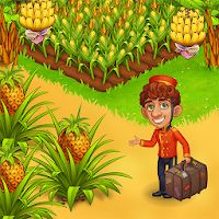 Farm Paradise - Fun farm trade game at lost island Apk Mod