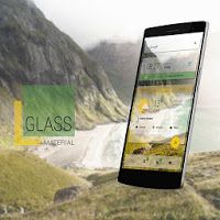 Glass Material Theme Apk Mod