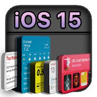 iOS 15 widgets for KWGT Apk Mod