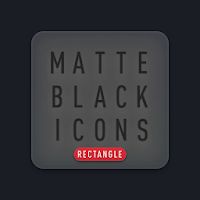 Matte Black Icon Pack Apk Mod