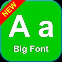 Big font  Enlarge font size 3.2 Apk Ad Free latest