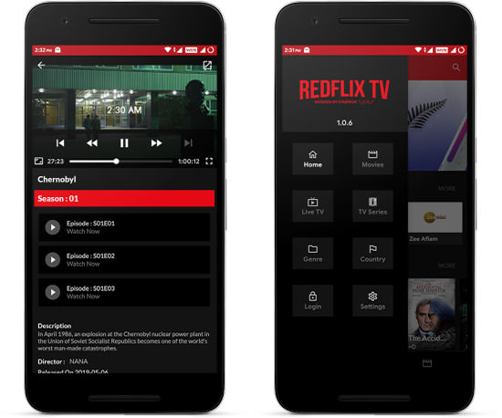 Redflix TV Apk Mod