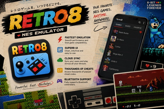 Retro8 (NES Emulator) app
