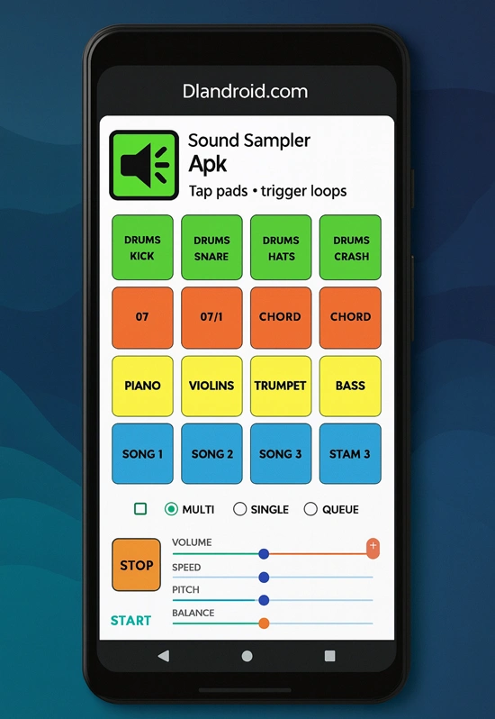 Sound Sampler App Screenshot