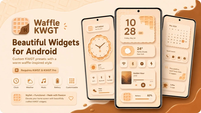 Waffle KWGT Screenshot