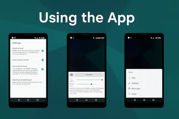 Volume Booster GOODEV app screenshot