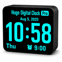 Huge Digital Clock Pro 8.0.4 Mod Apk Paid icon