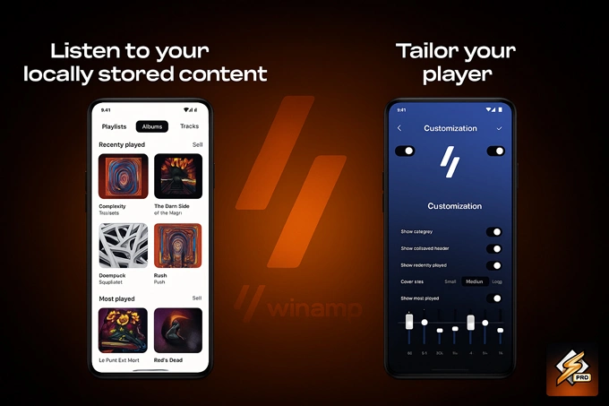 winamp android screenshot