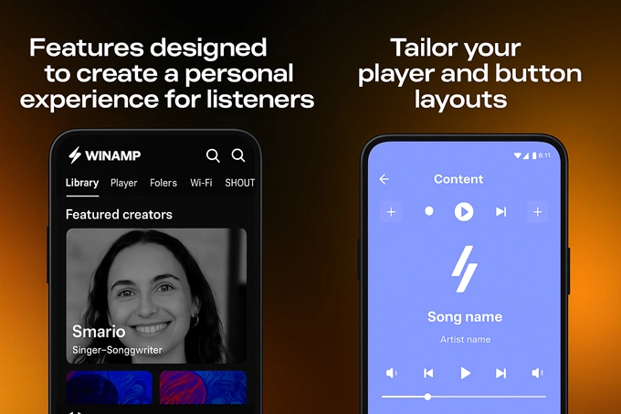 Winamp android screenshot