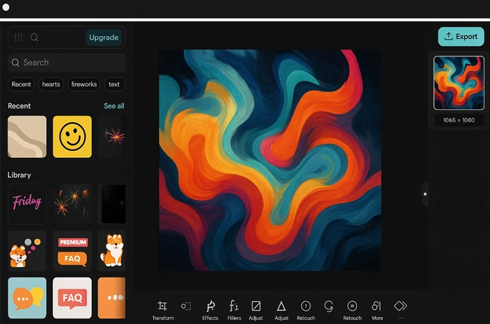 Picsart app screenshot