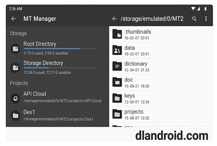 mt manager screenshot