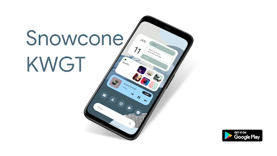 Snow Cone For KWGT Pro Mod Apk Screenshot