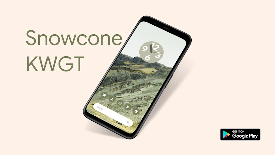 Snow Cone For KWGT Pro App