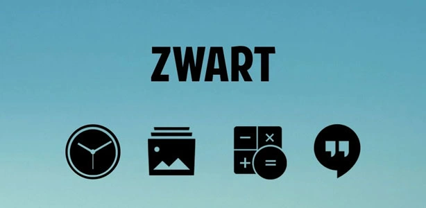 Zwart - Black Icon Pack Cover Image