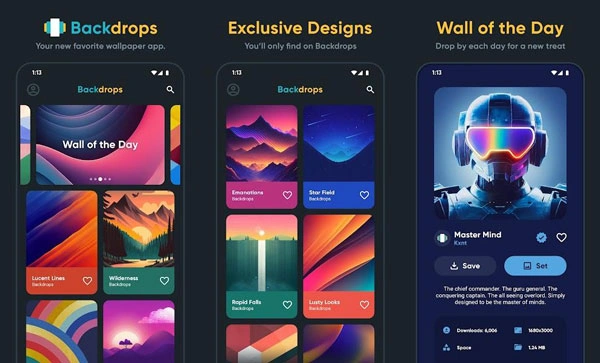 The Backdrops Wallpapers Mod Apk Banner