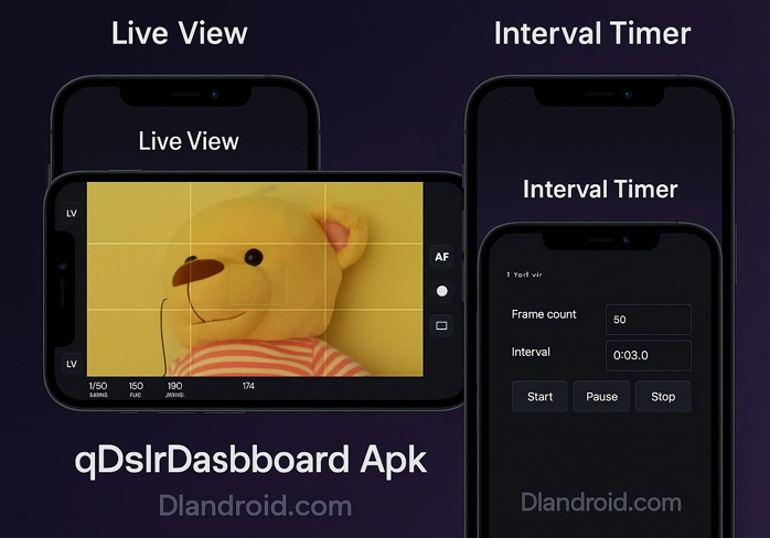qDslrDashboard app Screenshot