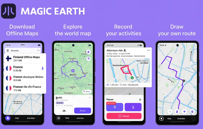 Magic Earth Navigation & Maps Mod APK