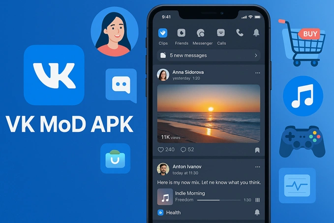 VK Mod in-app screen