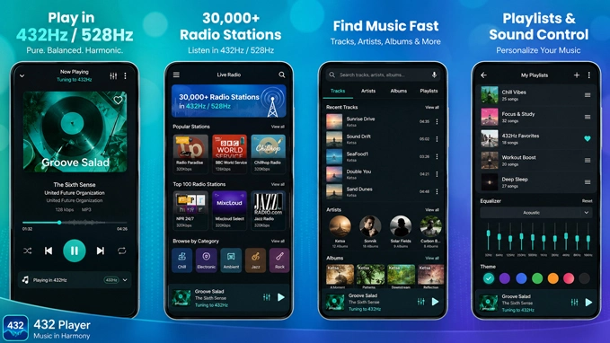 432 Player pro screenshots