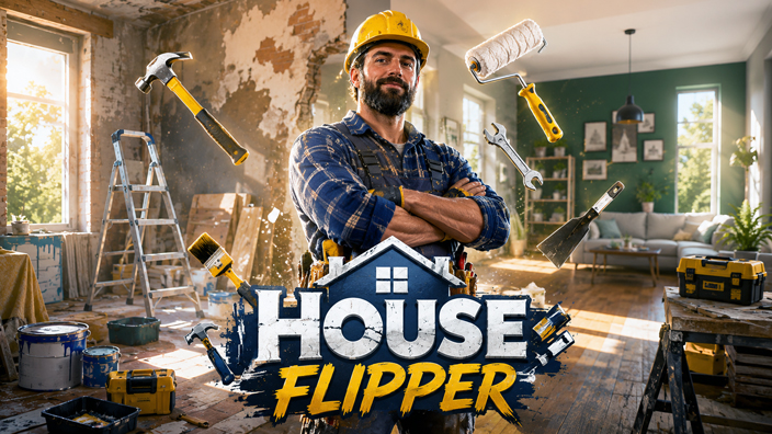 House Flipper mod apk poster