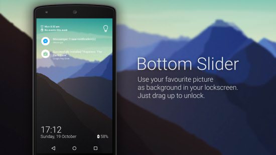 Bottom Slider – Lock screen Apk Full