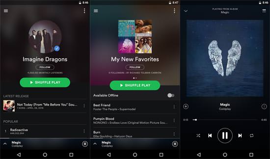 Spotify Music Android screenshot